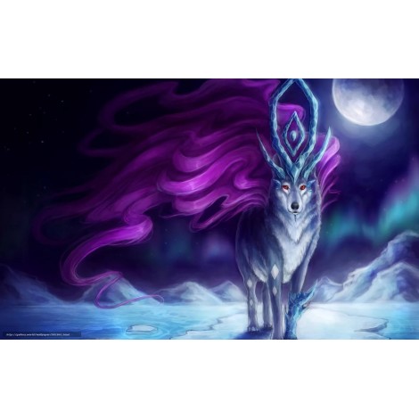 Suicune Legendary Wolf 5D DIY Diamond Painting