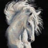Black And White Diamond Horse Picture 5d Diy Diamond Painting Kits UK